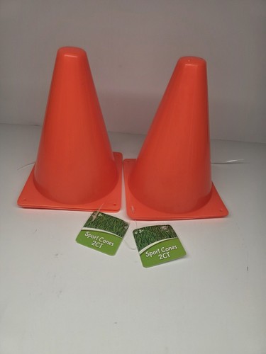 Tall orange cones sports - 7",