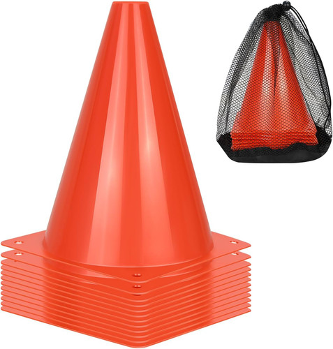 Orange traffic safety cones - traffic,